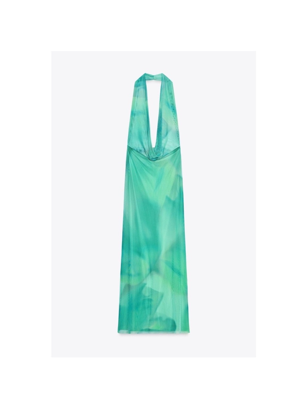 Zara Cowl Neck Maxi Dress